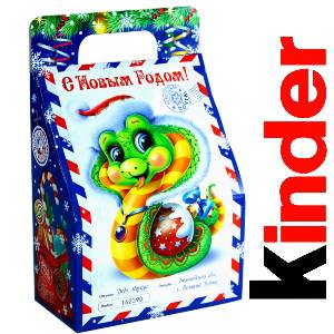 Детский подарок на Новый Год в жестяной упаковке весом 335 грамм по цене 1312 руб в Волжске